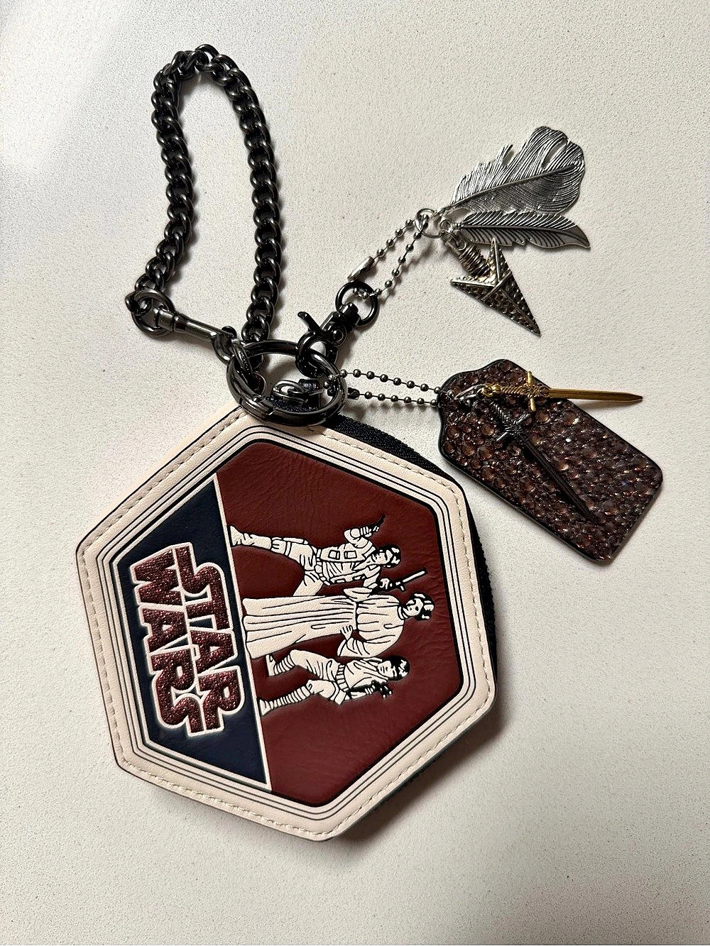 Remade Coach Cluster Charm